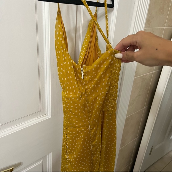 LeRumi Polka Dot Midi Dress - Size Small - Picture 7 of 8